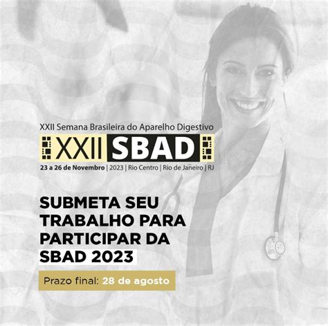 sbad 2023|Congresso SBAD 